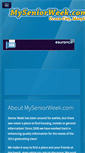 Mobile Screenshot of myseniorweek.com